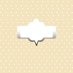 dot background and frame vector image