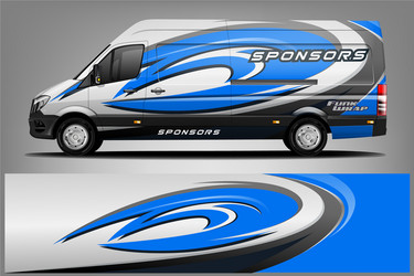 Dynamic Car Wrap - Speed & Motion Vector Image