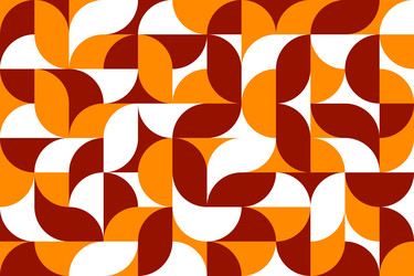 Modern Geometric Fall Pattern vector image