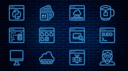 set line hacker or coder code terminal cloud vector image