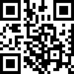 simple qr code icon for scanning with smartphone vector image