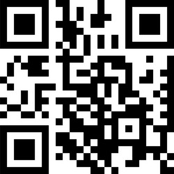 Simple qr code icon for scanning with smartphone vector