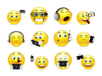 Smiling Man with Mustache vector image