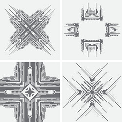 technology design element vector image
