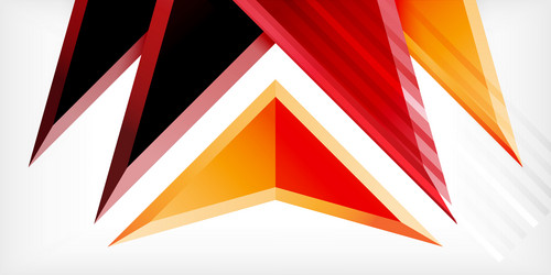arrows with 3d effect abstract background vector image
