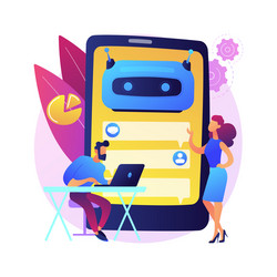 Chatbot Development Platform vector image