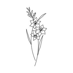 Gladiolus Tattoo Vector Images (21) Gladiolus Tattoo Vector Images (21)