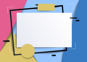 frame with copy space for text design template vector image