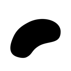 liquid shape element isolated vector image
