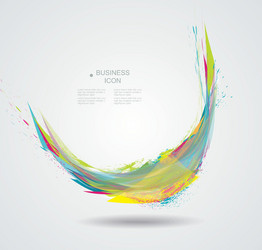 abstract geometric symbol for use in design vector image