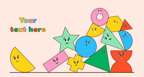 Geometric figures set Royalty Free Vector Image