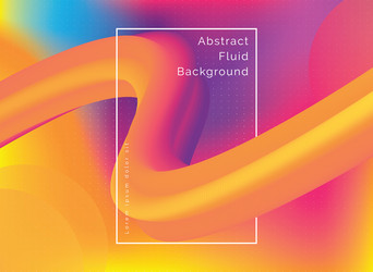 Liquid Flow Abstract Background vector image