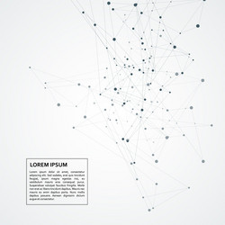 Abstract Network Connections vector image