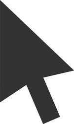 arrow computer mouse cursor icon clicking pointer vector image