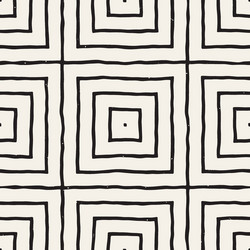 hand drawn seamless repeating pattern with lines vector image