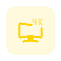 high-resolution display for clear visuals vector image