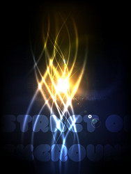 Dynamic Neon Glow Effect Background vector image