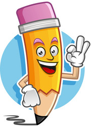 Student with pencil ruler character cartoon design