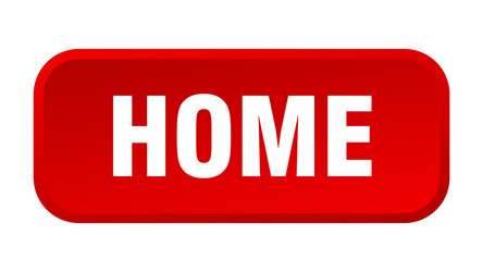 home button square 3d push vector image