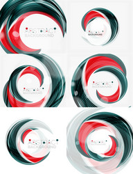 Swirl line abstract background vector