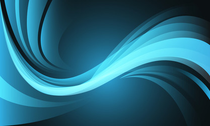abstract blue wave curve motion smooth design vector image