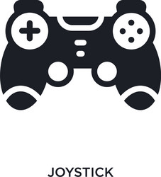 joystick isolated icon simple element from vector image