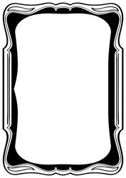 page border a4 design for project vector image