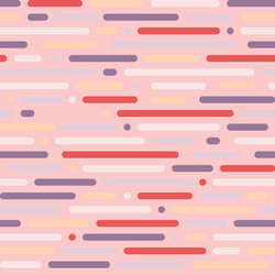 seamless pattern horizontal lines with rounded vector image