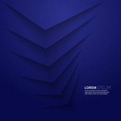 Bold Blue Abstract Background with Volume Lines vector image