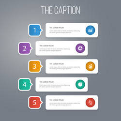 icon graph set of progress monitoring growth vector image