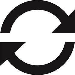 Refresh Icon - Circular Arrow vector image