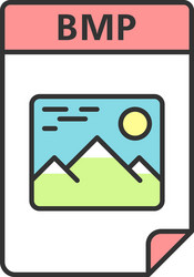 bmp file color icon bitmap image raster graphics vector image