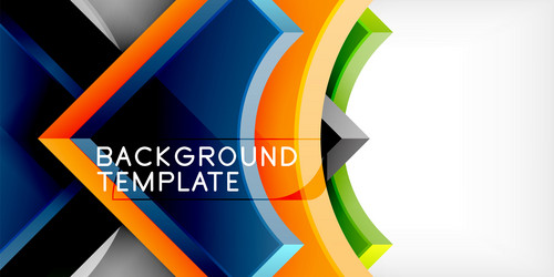 geometric design abstract background - circles vector image