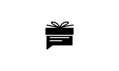 Gift box template design vector