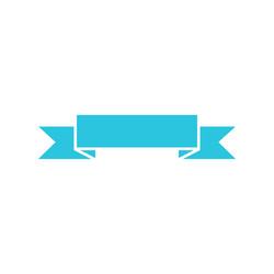 ribbon icon isolated on white background from vector image