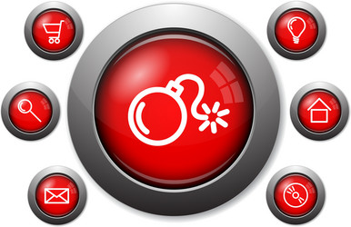 web buttons vector image