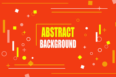 a banner displaying colorful design with text vector image