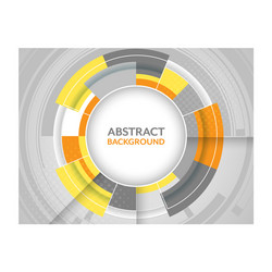 abstract futuristic background with circular vector image