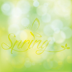 Abstract spring background with some special vector