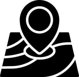 map pin icon location and navigation vector image