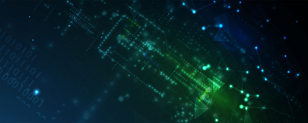 quantum processing deep learning artificial vector image