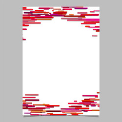 abstract chaotic horizontal rounded stripe design vector image