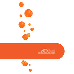 abstract background with soap bubbles vector image