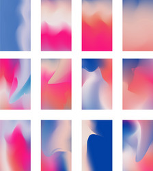 Fluid Gradient Mesh Background vector image