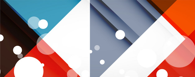 Geometric Triangle Backgrounds vector image