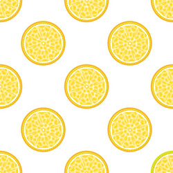 lemon abstract seamless pattern vector image