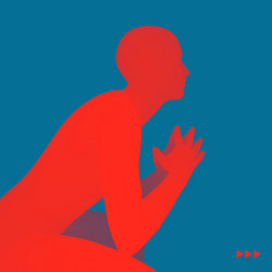 man in a thinker pose 3d model of business vector image