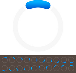 preloader buffer shapes user interface vector