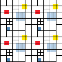seamless pattern suprematism style vector image