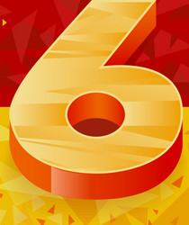 pattern numbers for use in banner ads vector image